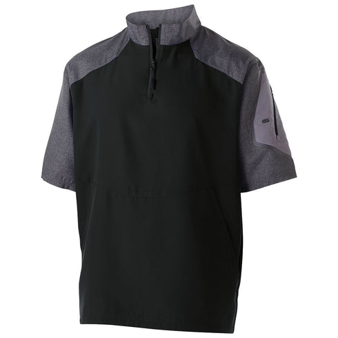 Holloway Raider Short Sleeve Pullover (229545), Color 'Carbon Print/Black'