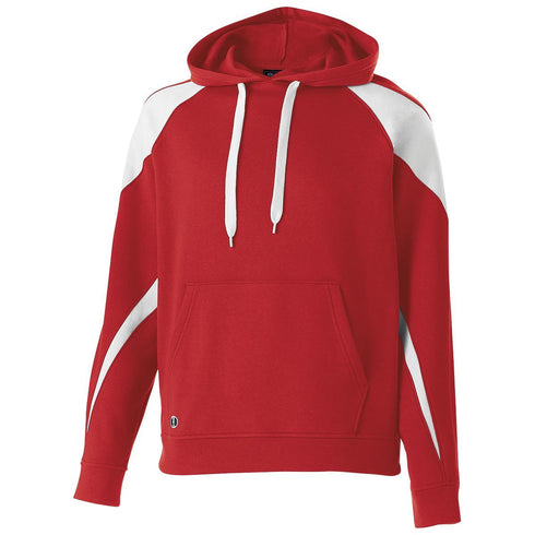 Holloway Prospect Hoodie (229546), Color 'Scarlet/White'