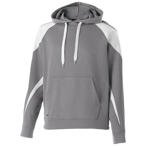 Holloway Prospect Hoodie (229546), Color 'Charcoal Heather/White'