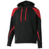 Holloway Youth Prospect Hoodie (229646), Color 'Black/Scarlet'
