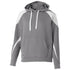 Holloway Youth Prospect Hoodie (229646), Color 'Charcoal Heather/White'