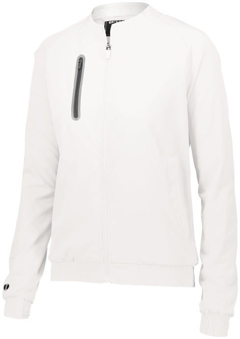 Holloway Ladies Weld Jacket (229743), Color 'White'