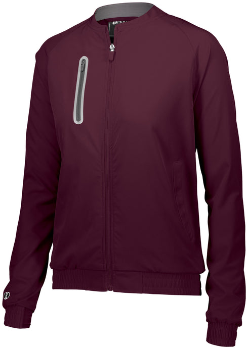Holloway Ladies Weld Jacket (229743), Color 'Maroon'