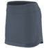 Augusta Sportswear Ladies Action Color Block Skort (2410), Color 'Graphite/Graphite'