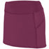 Augusta Sportswear Ladies Femfit Skort (2420), Color 'Maroon/Graphite'