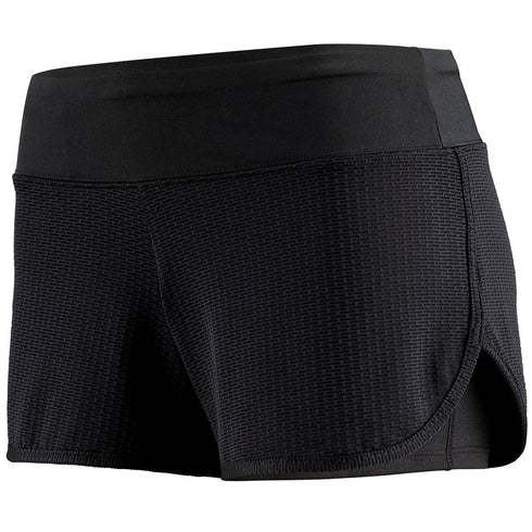 Augusta Sportswear Ladies Sadie Shorts (2424-C), Color 'Black/Black'