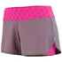Augusta Sportswear Ladies Sadie Shorts (2424-C), Color 'Graphite/Power Pink Plexus Print'