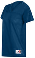 Augusta Sportswear Ladies Replica Football Tee (250), Color 'Navy'