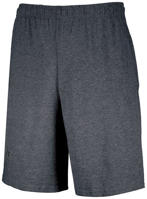 Russell Athletic Basic Cotton Pocket Shorts (25843M), Color 'Black Heather'