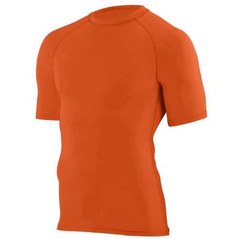 Augusta Sportswear Youth Hyperform Compression Short Sleeve Tee (2601), Color 'Orange'