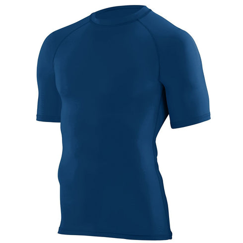 Augusta Sportswear Youth Hyperform Compression Short Sleeve Tee (2601), Color 'Navy'