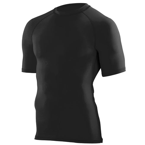 Augusta Sportswear Youth Hyperform Compression Short Sleeve Tee (2601), Color 'Black'