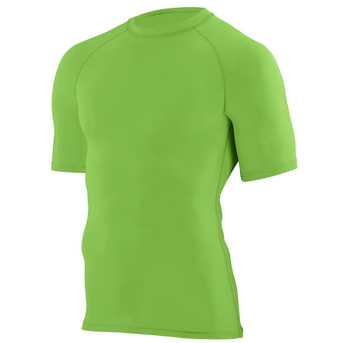 Augusta Sportswear Youth Hyperform Compression Short Sleeve Tee (2601), Color 'Lime'