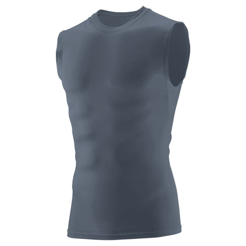 Augusta Sportswear Hyperform Compression Sleeveless Tee (2602), Color 'Graphite'
