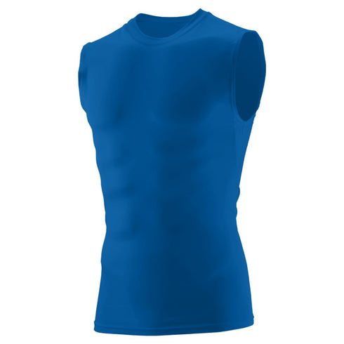 Augusta Sportswear Hyperform Compression Sleeveless Tee (2602), Color 'Royal'