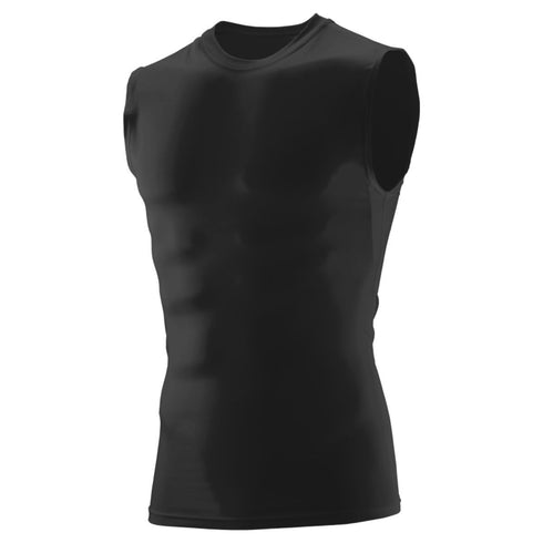 Augusta Sportswear Hyperform Compression Sleeveless Tee (2602), Color 'Black'