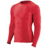 Augusta Sportswear Hyperform Compression Long Sleeve Tee (2604), Color 'Red'