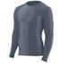 Augusta Sportswear Hyperform Compression Long Sleeve Tee (2604), Color 'Graphite'