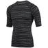 Augusta Sportswear Hyperform Compression Half Sleeve Tee (2606), Color 'Black/Graphite Print'
