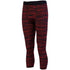 Augusta Sportswear Hyperform Compression Calf-Length Tight (2618), Color 'BlackRedPrint'