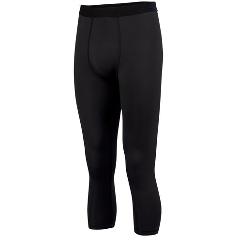 Augusta Sportswear Youth Hyperform Compression Calf-Length Tight (2619), Color 'Black'
