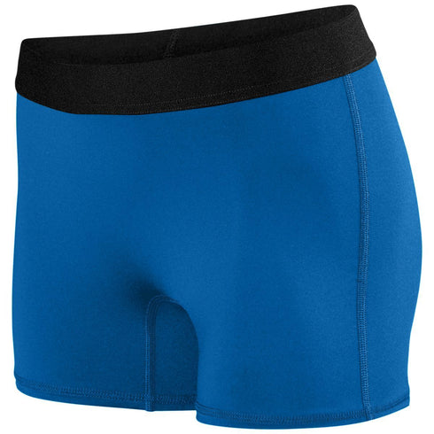 Augusta Sportswear Ladies Hyperform Fitted Shorts (2625), Color 'Royal'