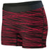 Augusta Sportswear Ladies Hyperform Fitted Shorts (2625), Color 'BlackRedPrint'