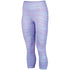 Augusta Sportswear Ladies Hyperform Compression Capri (2628), Color 'Light Lavender/Aqua Print'