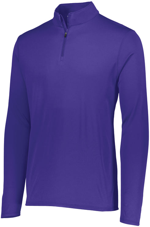Augusta Sportswear Youth Attain Wicking 1/4 Zip Pullover (2786), Color 'Purple'