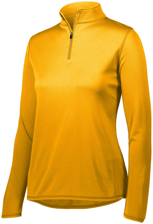 Augusta Sportswear Ladies Attain Wicking 1/4 Zip Pullover (2787), Color 'Gold'