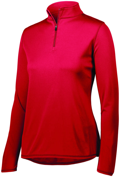 Augusta Sportswear Ladies Attain Wicking 1/4 Zip Pullover (2787), Color 'Red'