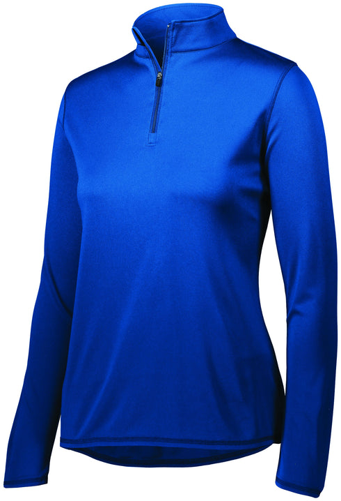 Augusta Sportswear Ladies Attain Wicking 1/4 Zip Pullover (2787), Color 'Royal'