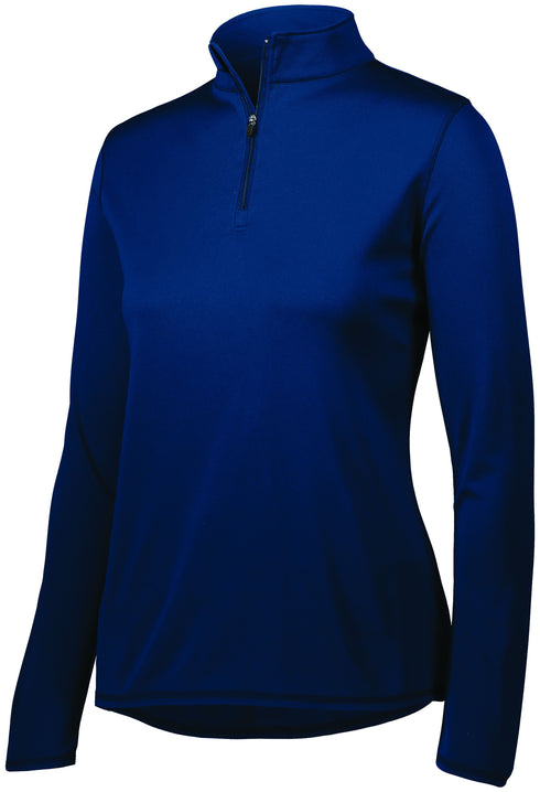 Augusta Sportswear Ladies Attain Wicking 1/4 Zip Pullover (2787), Color 'Navy'