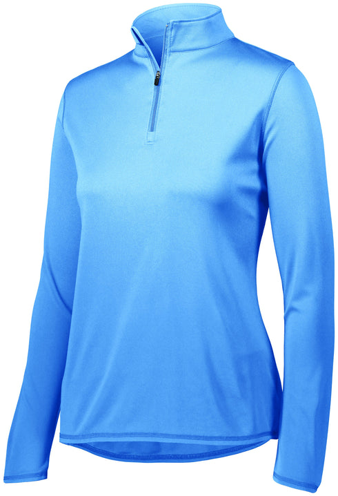 Augusta Sportswear Ladies Attain Wicking 1/4 Zip Pullover (2787), Color 'Columbia Blue'