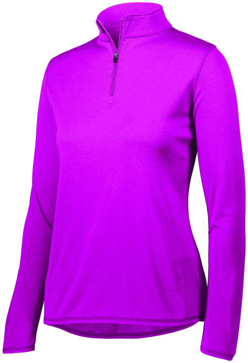 Augusta Sportswear Ladies Attain Wicking 1/4 Zip Pullover (2787), Color 'Power Pink'