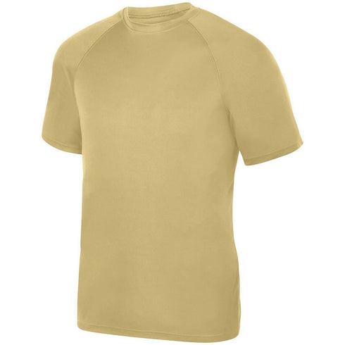 Augusta Sportswear Attain Wicking Raglan Sleeve Tee (2790), Color 'Vegas Gold'