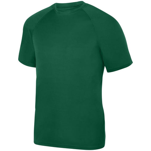Augusta Sportswear Attain Wicking Raglan Sleeve Tee (2790), Color 'Dark Green'