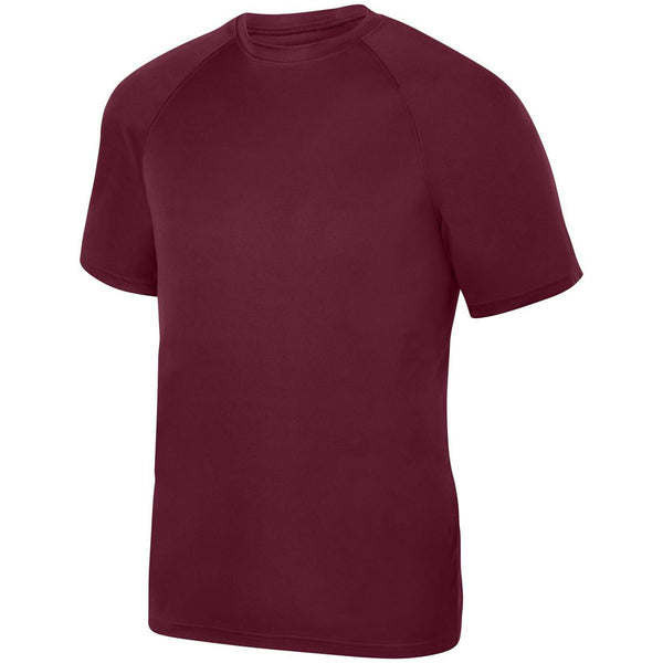 Augusta Sportswear Attain Raglan Sleeve Wicking Tee (2790-C), Color 'Maroon'