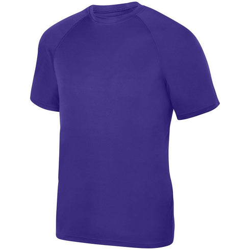 Augusta Sportswear Attain Raglan Sleeve Wicking Tee (2790-C), Color 'Purple'