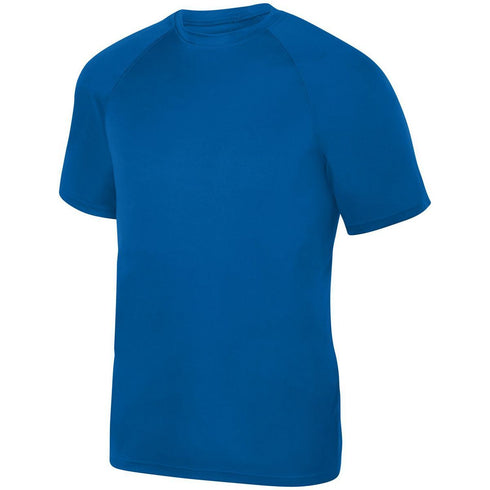 Augusta Sportswear Attain Wicking Raglan Sleeve Tee (2790), Color 'Royal'