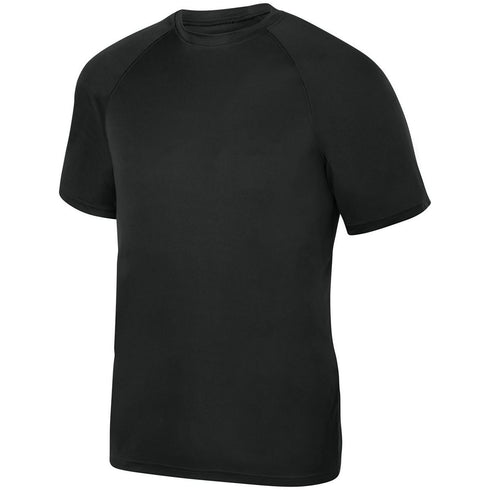 Augusta Sportswear Attain Wicking Raglan Sleeve Tee (2790), Color 'Black'