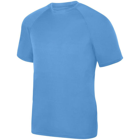 Augusta Sportswear Attain Wicking Raglan Sleeve Tee (2790), Color 'Columbia Blue'