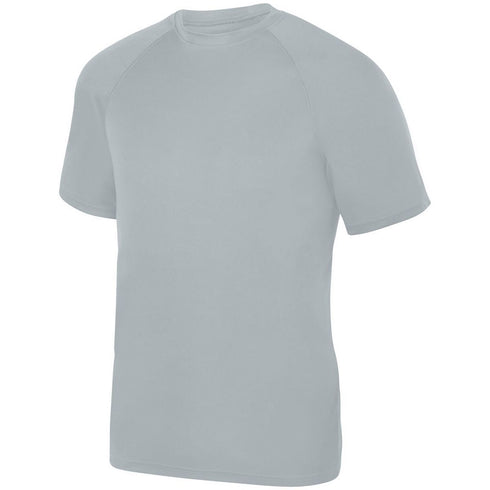 Augusta Sportswear Attain Wicking Raglan Sleeve Tee (2790), Color 'Silver'