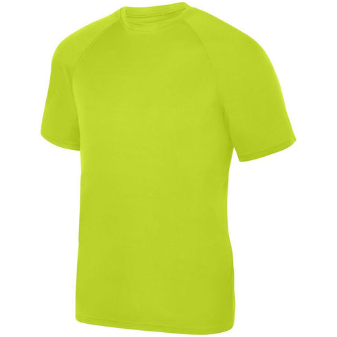 Augusta Sportswear Youth Attain Wicking Raglan Sleeve Tee (2791), Color 'Lime'