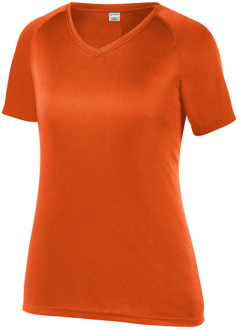 Augusta Sportswear Ladies Attain Wicking Raglan Sleeve Tee (2792), Color 'Orange'