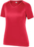 Augusta Sportswear Ladies Attain Wicking Raglan Sleeve Tee (2792), Color 'Red'