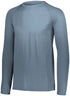 Augusta Sportswear Youth Attain Wicking Long Sleeve Tee (2796), Color 'Graphite'