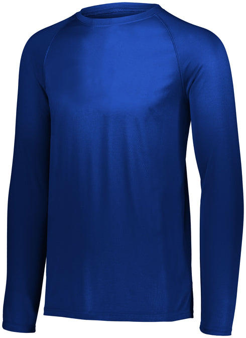 Augusta Sportswear Attain Wicking Long Sleeve Tee (2795), Color 'Navy'