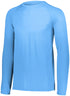 Augusta Sportswear Youth Attain Wicking Long Sleeve Tee (2796), Color 'Columbia Blue'