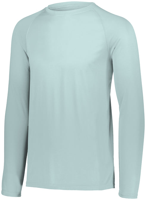 Augusta Sportswear Attain Wicking Long Sleeve Tee (2795), Color 'Silver'